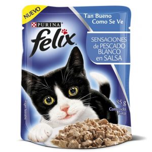 Felix Sensaciones De Pescado Blanco 85Gr