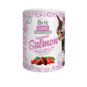 Brit Care Cat Snack Superfruits Salmón 100 Grs