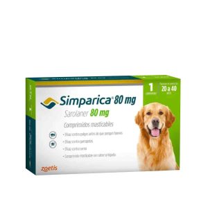 Simparica 80 Mg (20-40 Kg) 1 Comprimido