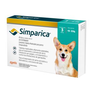 Simparica 40 Mg (10-20 Kg ) X3 Comp