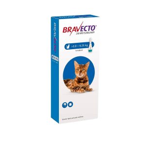 Bravecto Gato 2.8 a 6.25 Kgs (250 Mg)