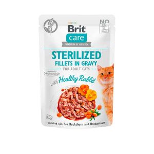 Brit Care Cat Fillets in Gravy Sterilized 85 Grs