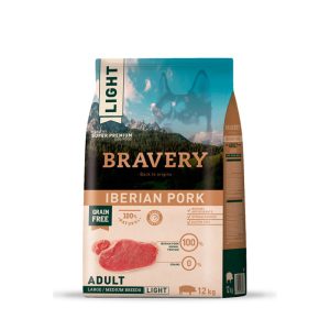 Bravery Light Iberian Pork Adult Large/Medium Breeds 12 Kg