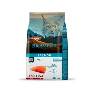 Bravery Salmon Adult Cat Sterilized 2 Kg