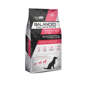 Balanced Perro Adulto Eclusive Recipe Cerdo Y Arroz 3 Kg