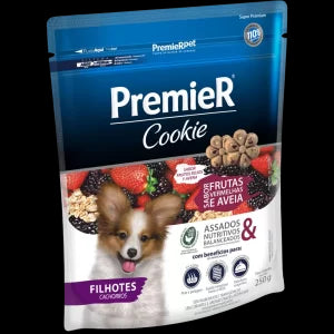 Premier Cookie Cachorros Frutos Rojos Y Avena 250 Gr