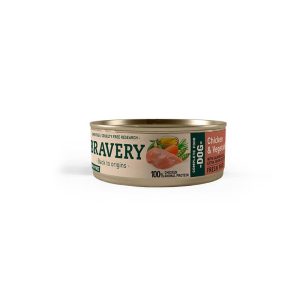 Bravery Chicken And Vegetables Adult Dog Wet Food 80 Gr