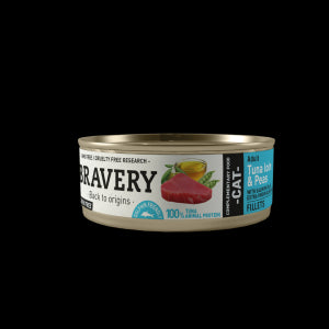 Bravery Tuna Loin And Peas Adult Cat Wet Food 70 Gr