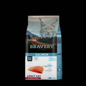 Bravery Salmon Adult Cat Sterilized 7 Kg