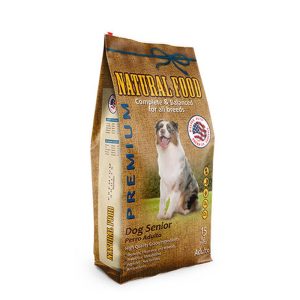 Natural Food Perro Senior Premium Formula 15Kg