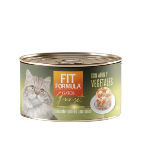 Fit Formula Lata Gourmet Gatos con Atún y vegetales 80 grs