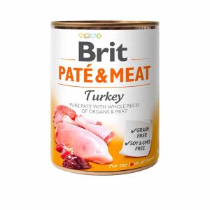 Brit Care Lata Pate & Meat Turkey 800 Grs