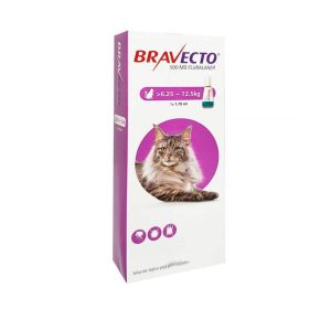 Bravecto Gato 6.25 a 12.5 Kgs (500 Mg)